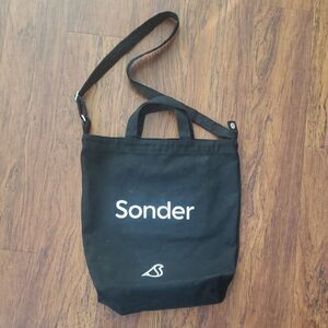 BAGGU Black Canvas Duck Bag LOGO Casual Trendy Retro Y2K Streetwear